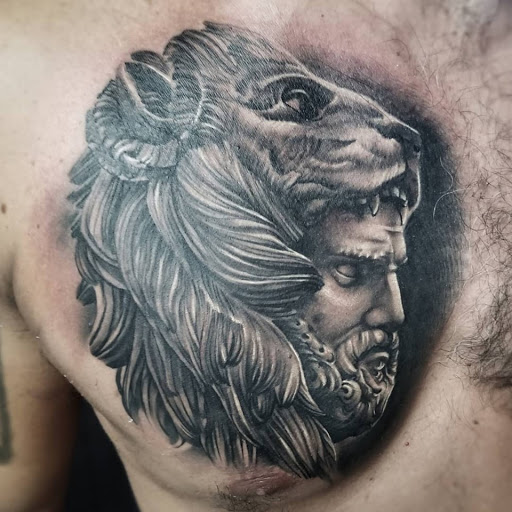 Explore hunting tattoo ideas for guys, creative tattoo ideas in Utica, available at Watchtower Tattoo Company
