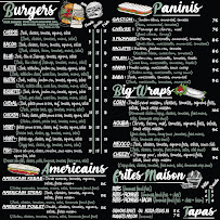 Menu / carte de Chez Gaston Burger à Huez