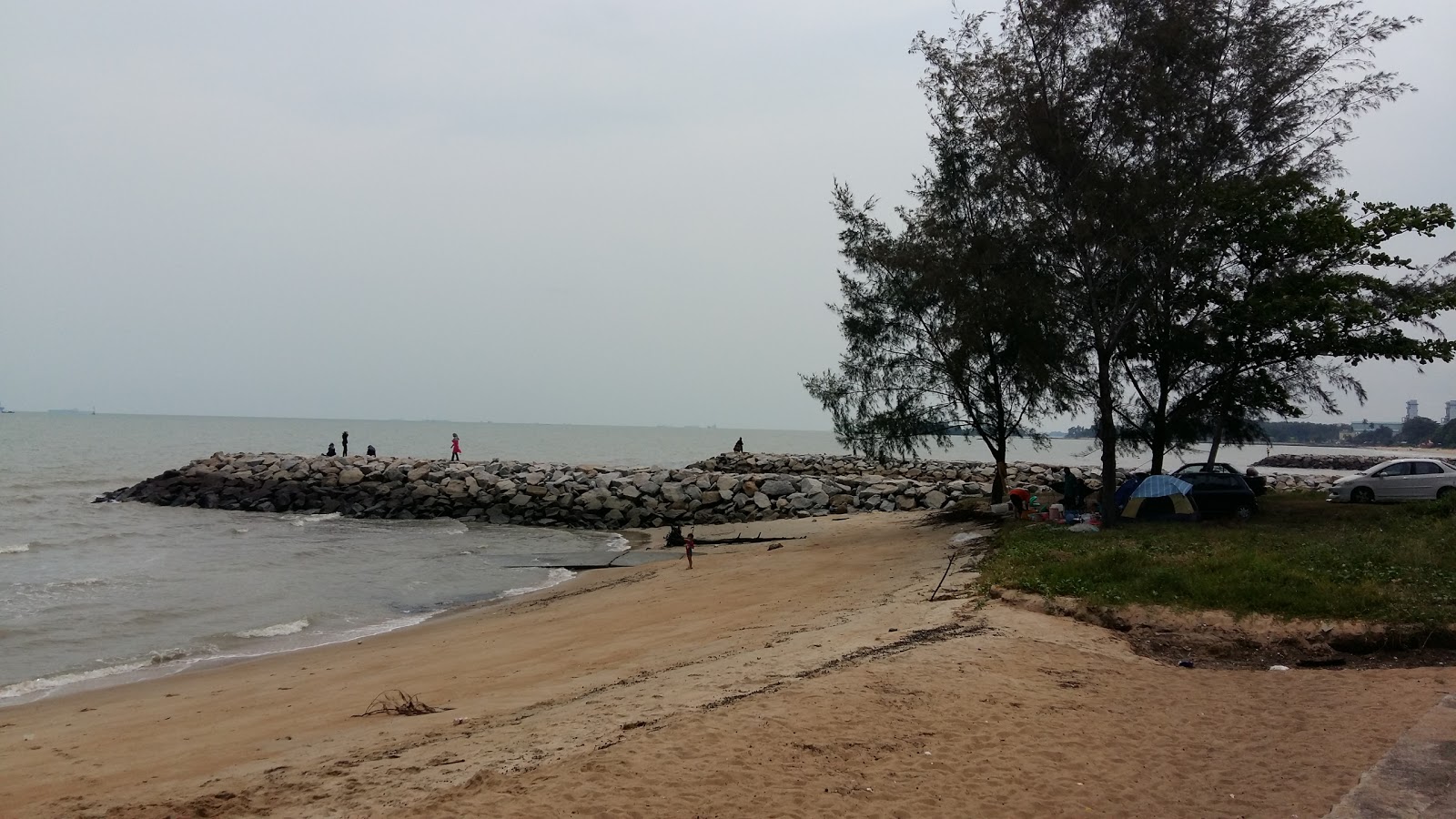 Foto af Sg. Tuang Beach faciliteter område