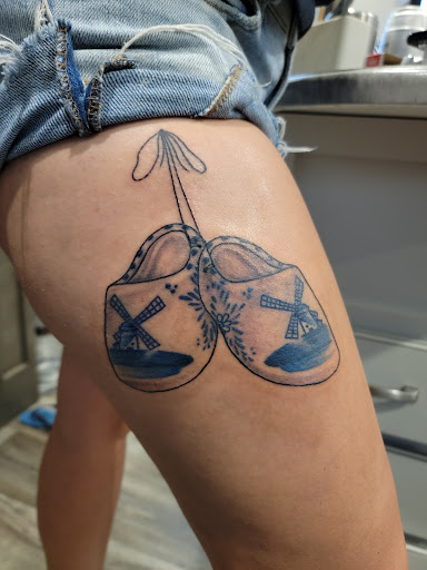 Explore angel and demon tattoo ideas, creative tattoo ideas in Mckinney, available at Boss Frog Tattoos