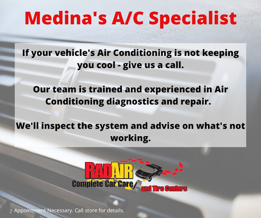 Car Repair and Maintenance «Rad Air Complete Car Care and Tire Centers», reviews and photos, 767 N Court St, Medina, OH 44256, USA