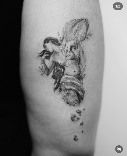 Explore booty cheek tattoo ideas, creative tattoo ideas in Garland, available at Infamous Art Studio