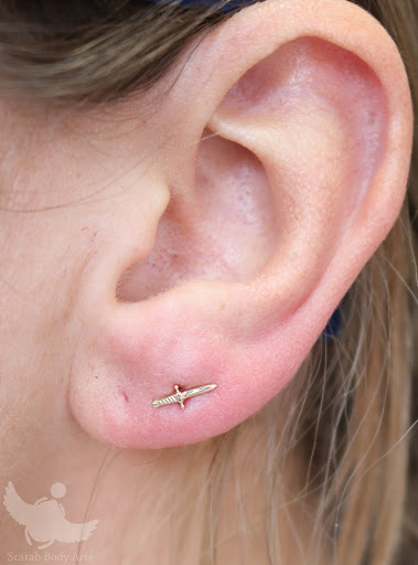 Explore horseshoe tattoo ideas, creative tattoo ideas in Syracuse, available at Scarab Body Arts