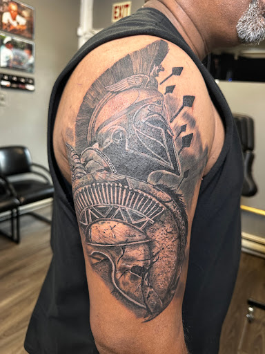 Explore matching tattoo ideas for guys, creative tattoo ideas in York, available at Melvin Flow Tattoo Studio