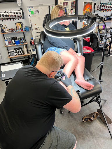 Explore star sleeve tattoo ideas, creative tattoo ideas in Navarre, available at Eleven 11 Tattoo Studio