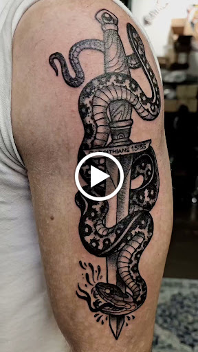 Explore gladiolus tattoo ideas, creative tattoo ideas in Fort Myers, available at HOWL Tattoo & Piercing