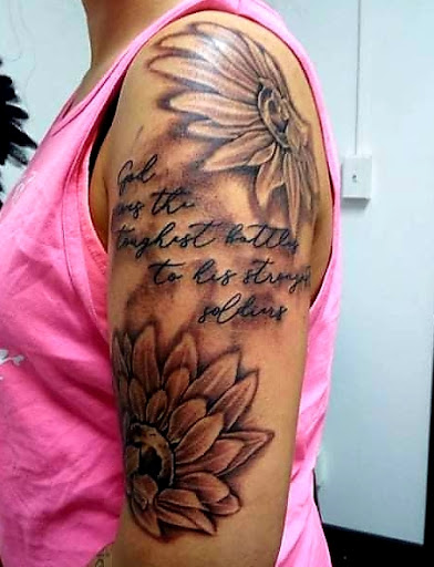 Explore blackout sleeve tattoo ideas, creative tattoo ideas in Nevada, available at Generation X Tattoos and Piercings
