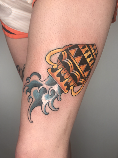 Explore women back tattoo ideas, creative tattoo ideas in Kearney, available at Bread N Butter Tattoo