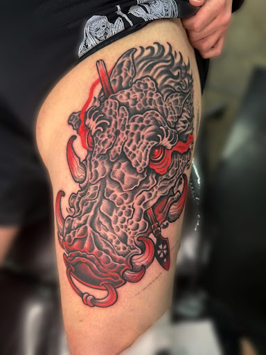 Explore tattoo sleeve ideas with trees, creative tattoo ideas in Council Bluffs, available at Crimson City Tattoo