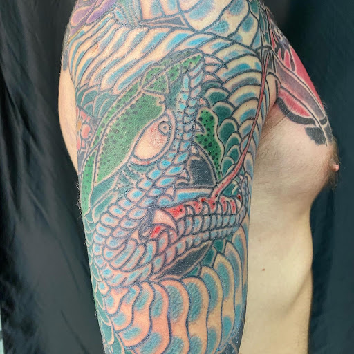 Explore midsommar tattoo ideas, creative tattoo ideas in Honolulu, available at 434 TATTOO WAIKIKI