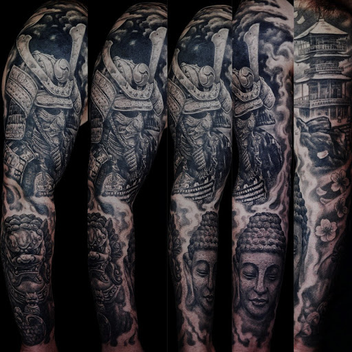 Explore simple beach tattoo ideas, creative tattoo ideas in Sunnyvale, available at Da Wei Tattoo Inc
