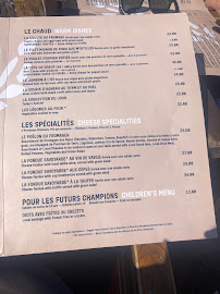 Restaurant français Chalets de l'Arc à Bourg-Saint-Maurice - menu / carte