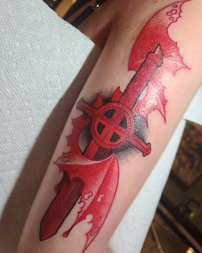 Explore wind tattoo ideas, creative tattoo ideas in Atlanta, available at Apocalypse Tattoo Co