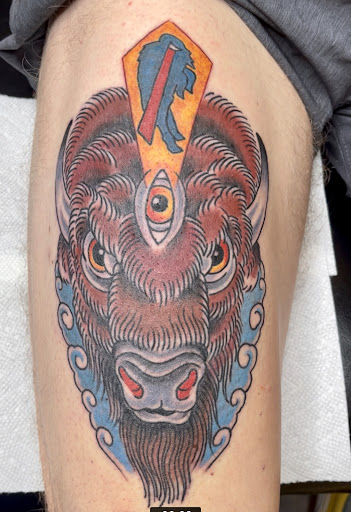 Explore women half sleeve tattoo ideas, creative tattoo ideas in Saint Charles, available at Permanent Vacation Tattoo