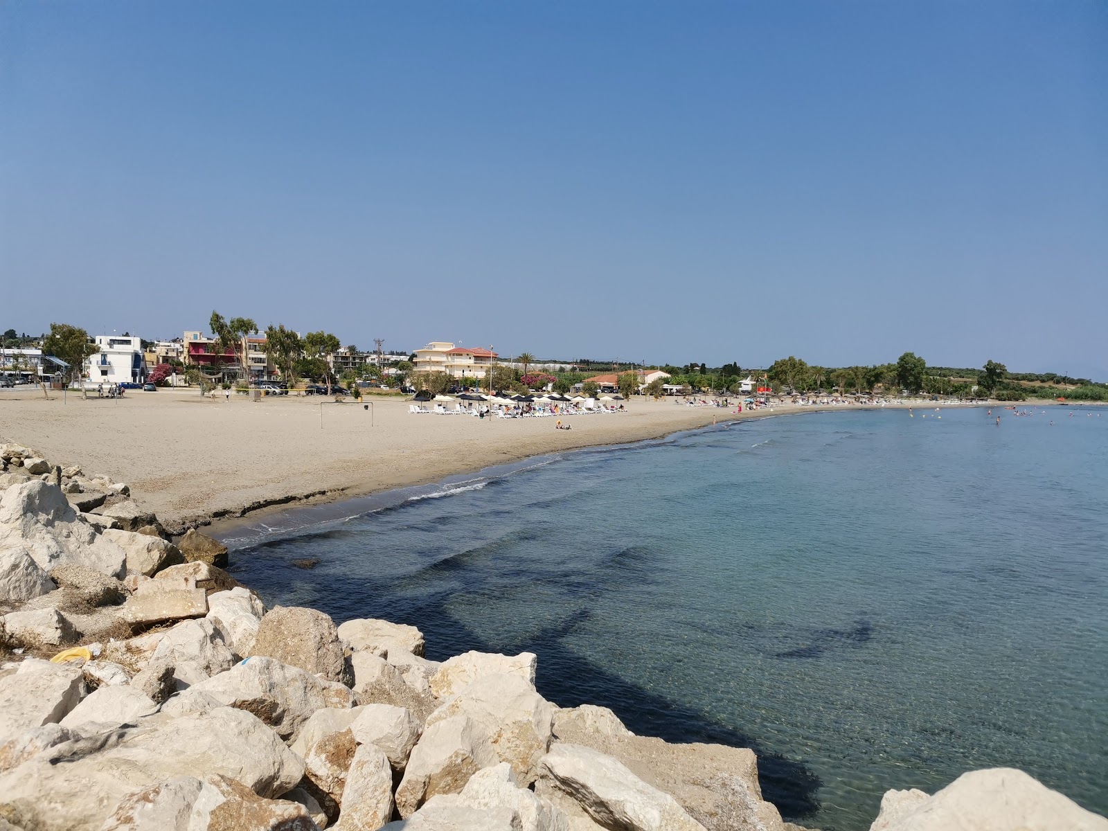 Photo de Kyllini beach avec moyenne baie
