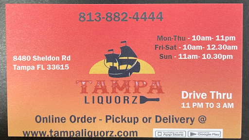 Liquor Store «Tampa Liquors», reviews and photos, 8480 Sheldon Rd, Tampa, FL 33615, USA