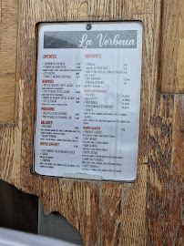 Menu / carte de La Verbena Les Halles à Bayonne