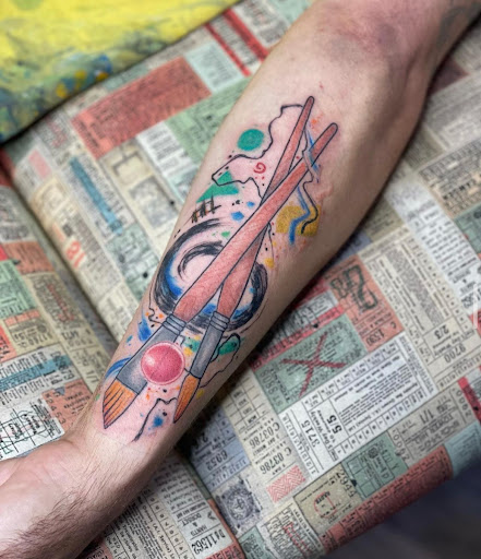 Explore left hand tattoo ideas, creative tattoo ideas in Orlando, available at Full Circle Tattoo Collective