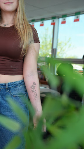 Explore skull and rose tattoo ideas, creative tattoo ideas in King Of Prussia, available at Get Ink Gallery