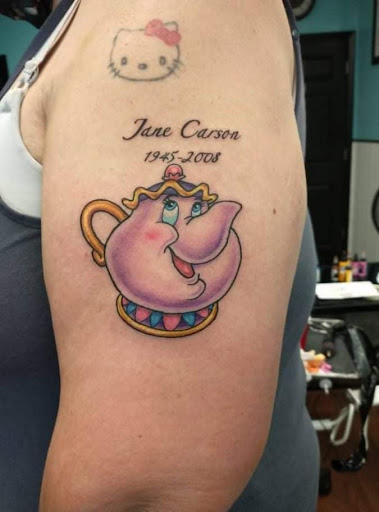 Explore shoulder tattoo cover up ideas, creative tattoo ideas in Oelwein, available at Purple Thistle Tattoo