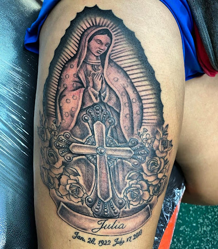 Explore female side tattoo ideas, creative tattoo ideas in Vancouver, available at Studio X Tattoos & Piercings