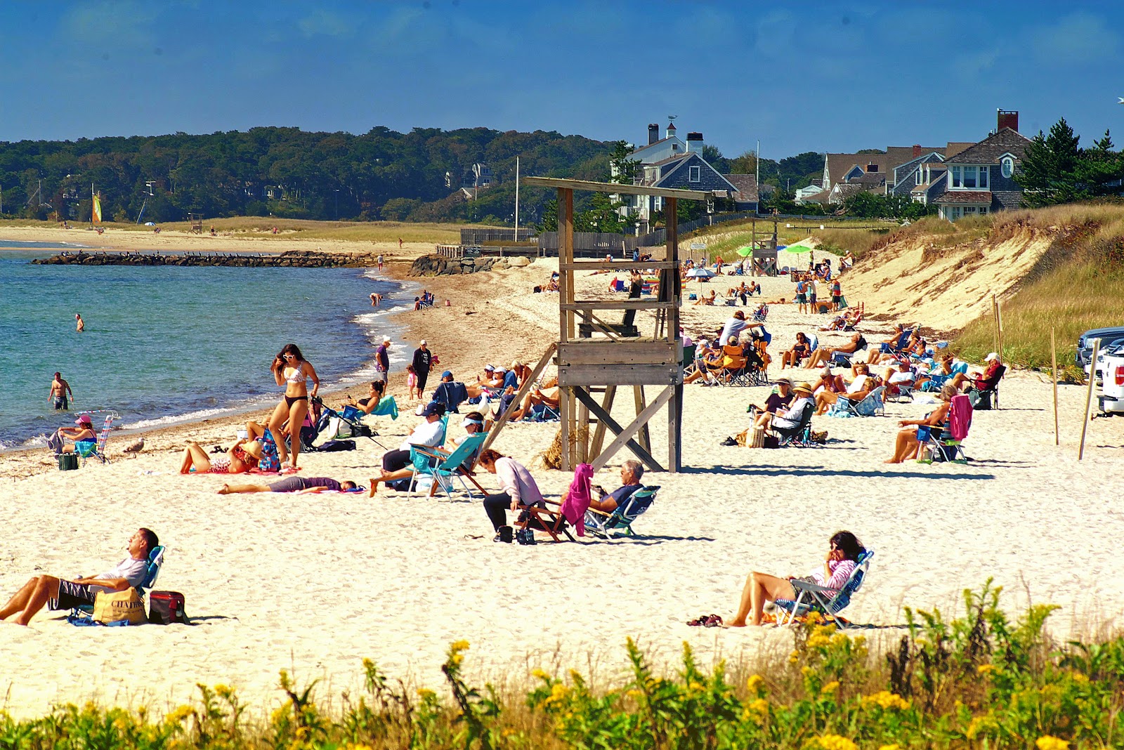 Foto van Hardings beach met turquoise puur water oppervlakte