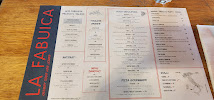 La Fabuica à Paris menu