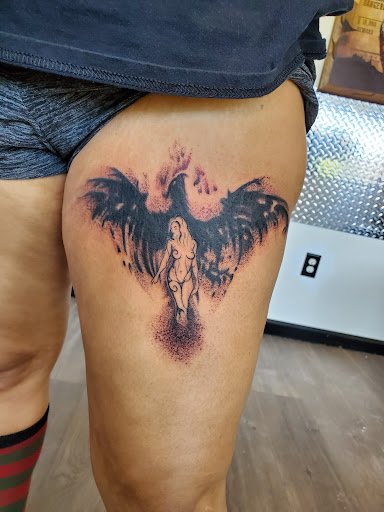 Explore dog nose tattoo ideas, creative tattoo ideas in Fort Gratiot, available at Stained Glass Tattoo & Body Piercing