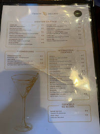Trinity College Pub à Rome menu