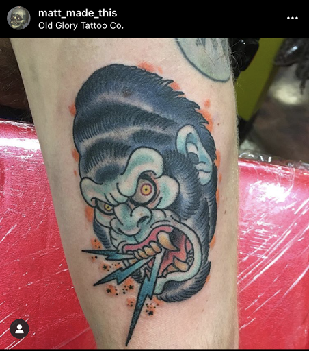 Explore evil clown tattoo ideas, creative tattoo ideas in Asbury Park, available at Old Glory Tattoo Co.