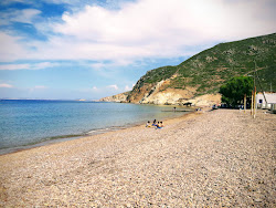 Foto di Paralia Lampi con una costa spaziosa