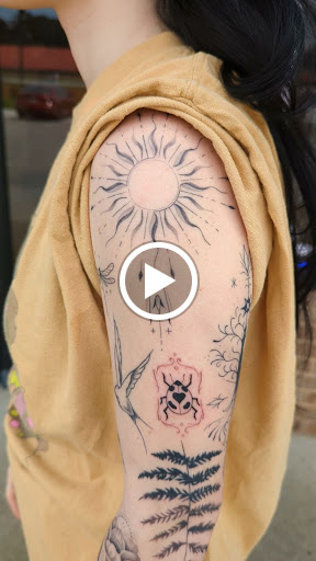 Explore tooled leather tattoo ideas, creative tattoo ideas in Villa Rica, available at Villa Rica Ink