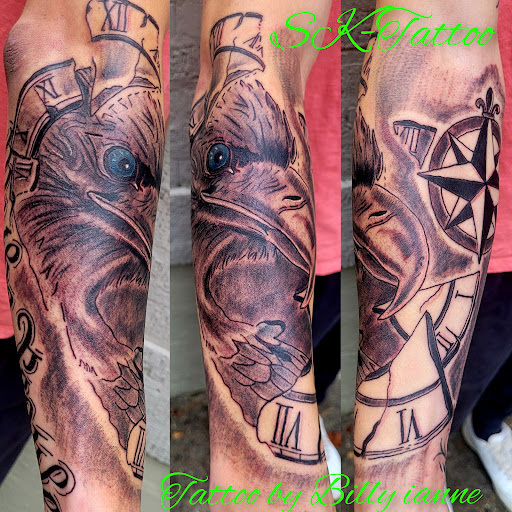 Explore tattoo ideas back arm, creative tattoo ideas in Meridian, available at SK-Tattoo1