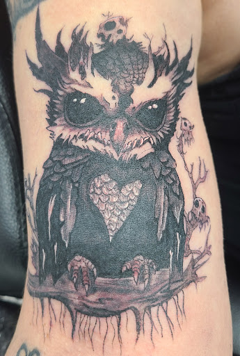 Explore marigold tattoo ideas, creative tattoo ideas in Pahrump, available at Social Suicide Tattoos