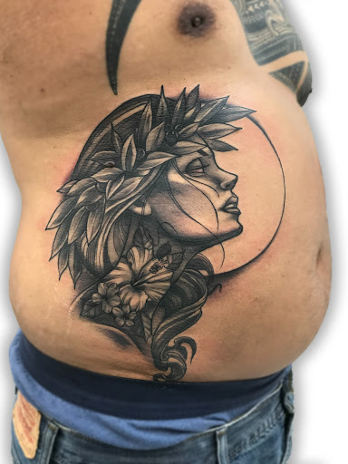 Explore french tattoo ideas, creative tattoo ideas in Hilo, available at Nerdy Neely Studio