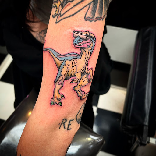 Explore arm mens tattoo ideas, creative tattoo ideas in Los Angeles, available at Cahuengawood Tattoo and Body Piercing