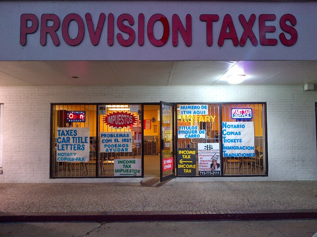 Provision Taxes