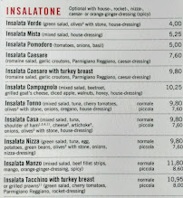 L'Osteria Italian Restaurant à Bielefeld menu