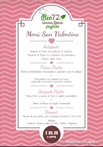 Bio 72 - Cucina Tipica Pugliese à Bari menu