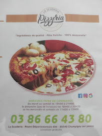 Pizzas à emporter La scuderia | Pizzeria à Champigny (la carte)