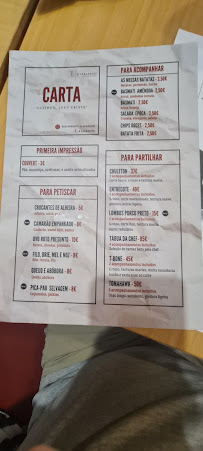 Restaurant À Lagardère à Samora Correia (la carte)