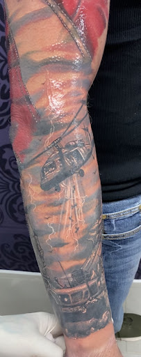 Explore sunflower tattoo idea, creative tattoo ideas in Conroe, available at Nicoles Tattoos and Piercings