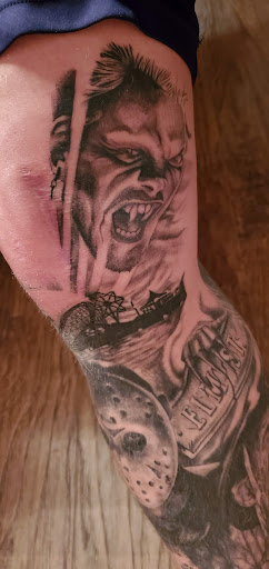 Explore kaws tattoo ideas, creative tattoo ideas in Altoona, available at Electric Wave Tattoo