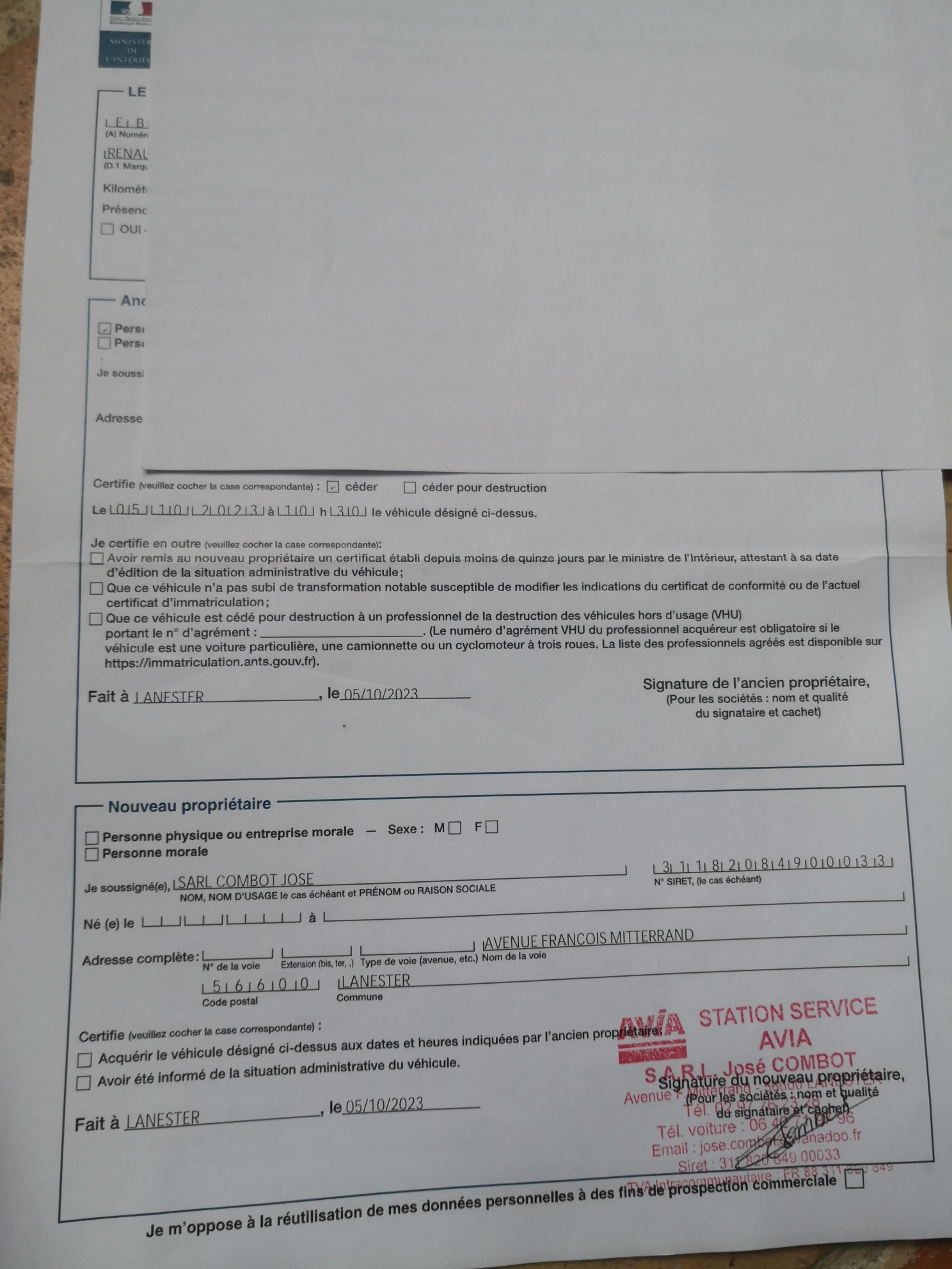 Photo n° 1 de l'avis de georges.l fait le 08/11/2023 à 15:22