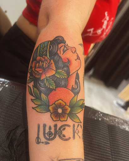 Explore mexican american tattoo ideas, creative tattoo ideas in Cocoa, available at Rorschach Tattoo Shop and Piercing Studio