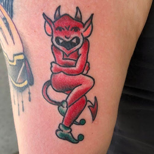 Explore tattoo placement ideas, creative tattoo ideas in Fort Wayne, available at Dark Horse