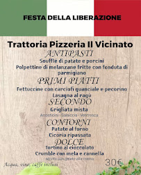 Menu du Pizzeria Il Vicinato à Manziana