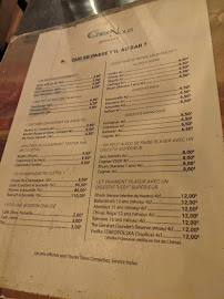 Chez Nous à Aix-en-Provence menu