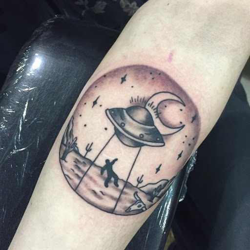 Explore mother and son tattoos ideas, creative tattoo ideas in Palmyra, available at Muse Tattoo & Body Piercing