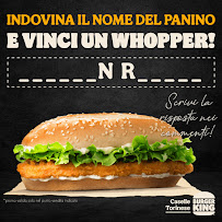 Burger King Caselle Torinese à Caselle Torinese menu